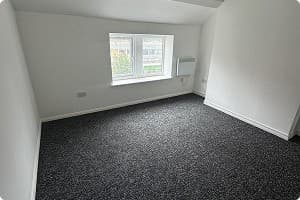 Freshly refurbished room with new carpet